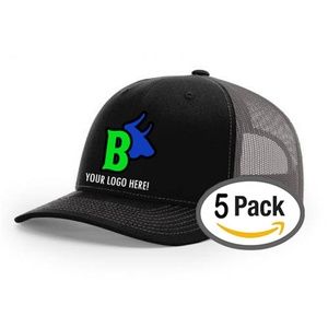 5 Custom Embroidered Richardson - Trucker Snapback